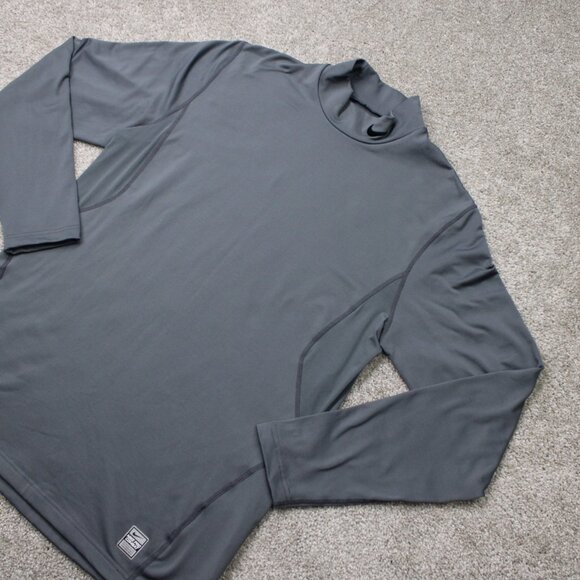 Nike Pro Combat Shirt Mens Large Fitted Compression Dri-Fit Stretch L/S Pullover - Picture 3 of 15
